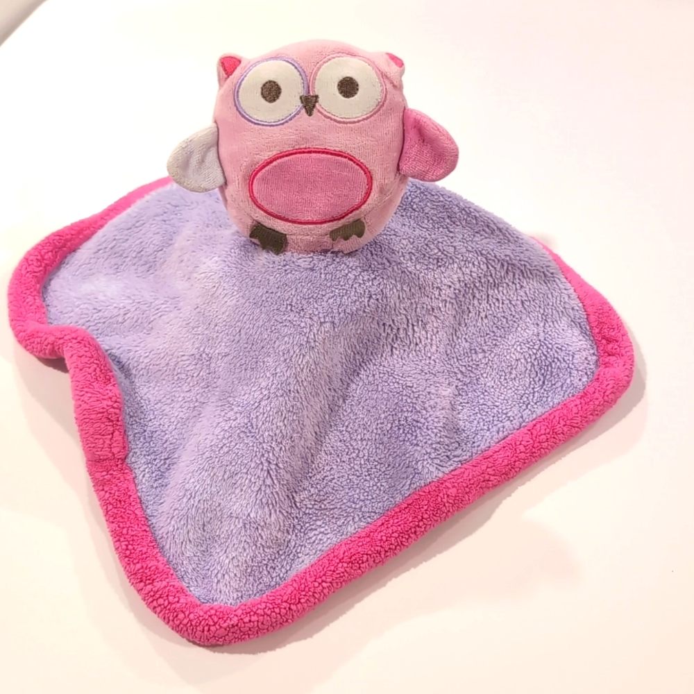 Garanimals Owl Purple Security Blanket Lovey